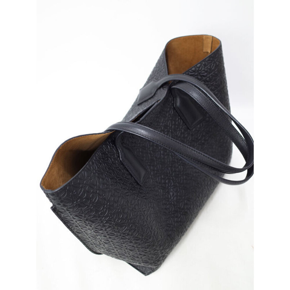 Loewe calfskin Tote T handbag leather Shopper embossed Bag Anagram - Picture 6 of 9